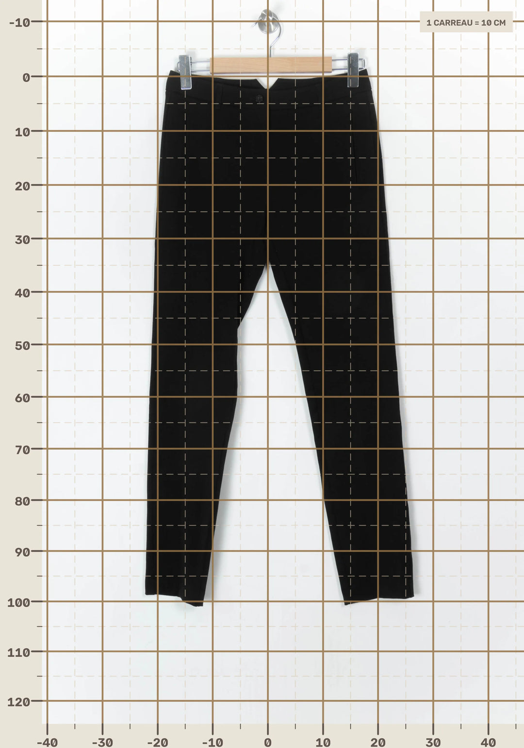 Pantalon Noir - Taille S/36 de la marque IKKS | PARAD124572 - Vendu par Paradigme - Image 4