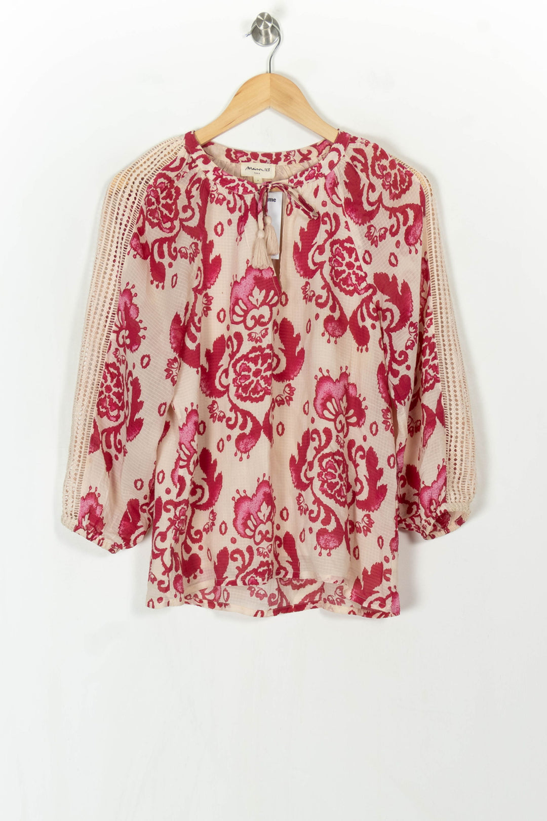 Blouse Rose et Rouge - Taille S/36 de la marque Maison 123 | PARAD124573 - Vendu par Paradigme - Image 2