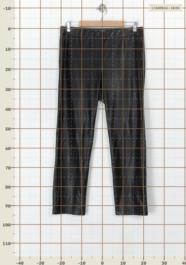 Pantalon en Similicuir Noir - Taille L/40 de la marque Weill | PARAD124574 - Vendu par Paradigme - Image 4