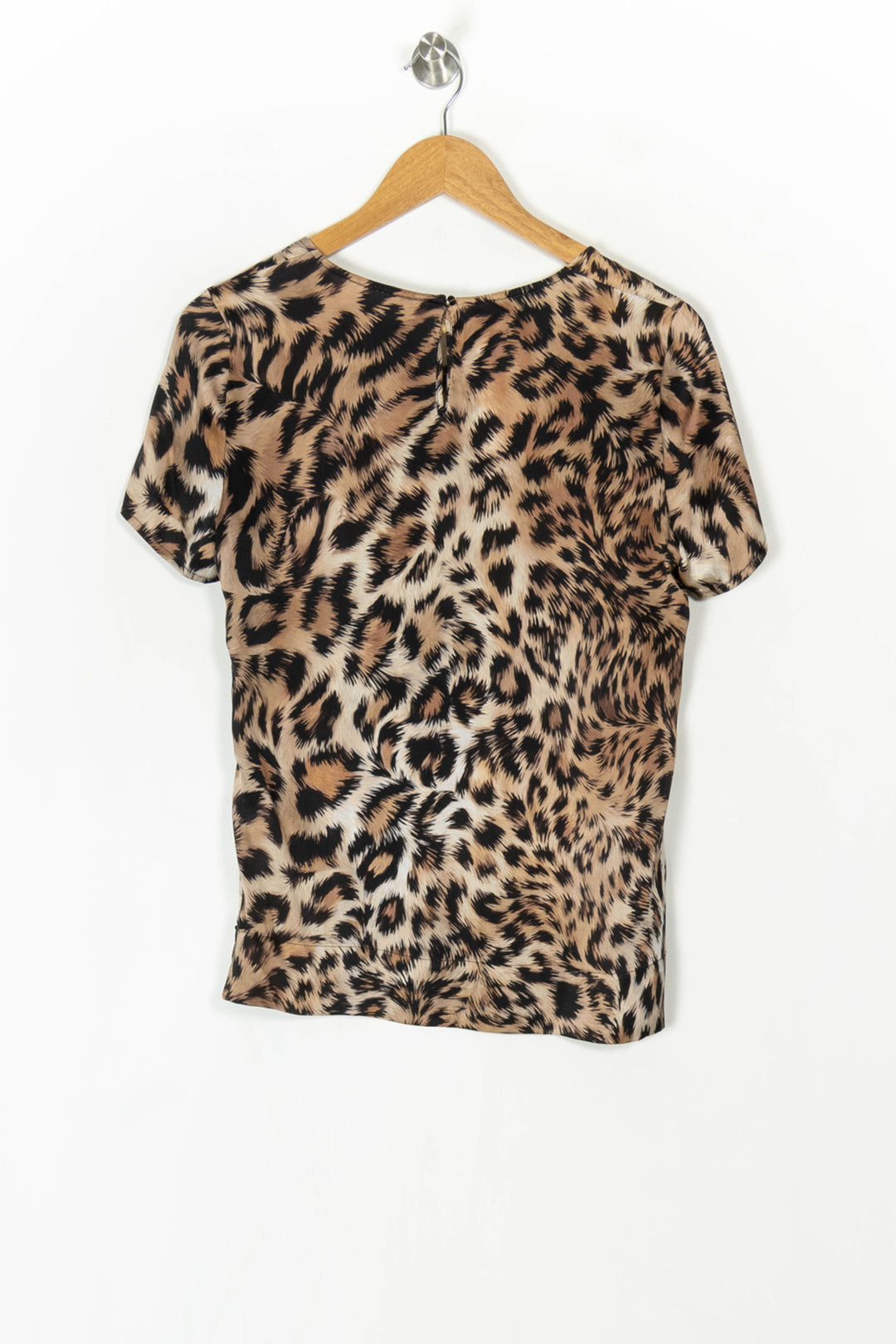 Blouse en soie Marron et Noire - Taille M/38 de la marque Weill | PARAD124575 - Vendu par Paradigme - Image 5