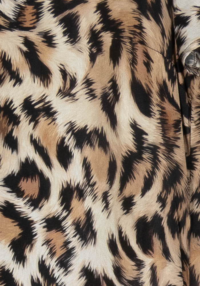Blouse en soie Marron et Noire - Taille M/38 de la marque Weill | PARAD124575 - Vendu par Paradigme - Image 3