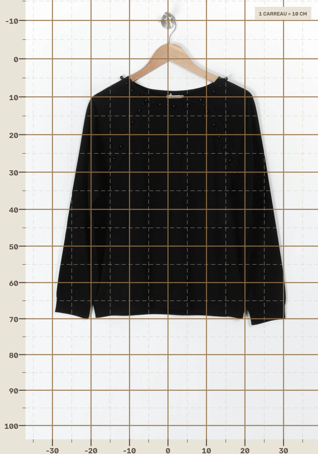 Sweat-shirt Noir - Taille M/38 de la marque Weill | PARAD124577 - Vendu par Paradigme - Image 4