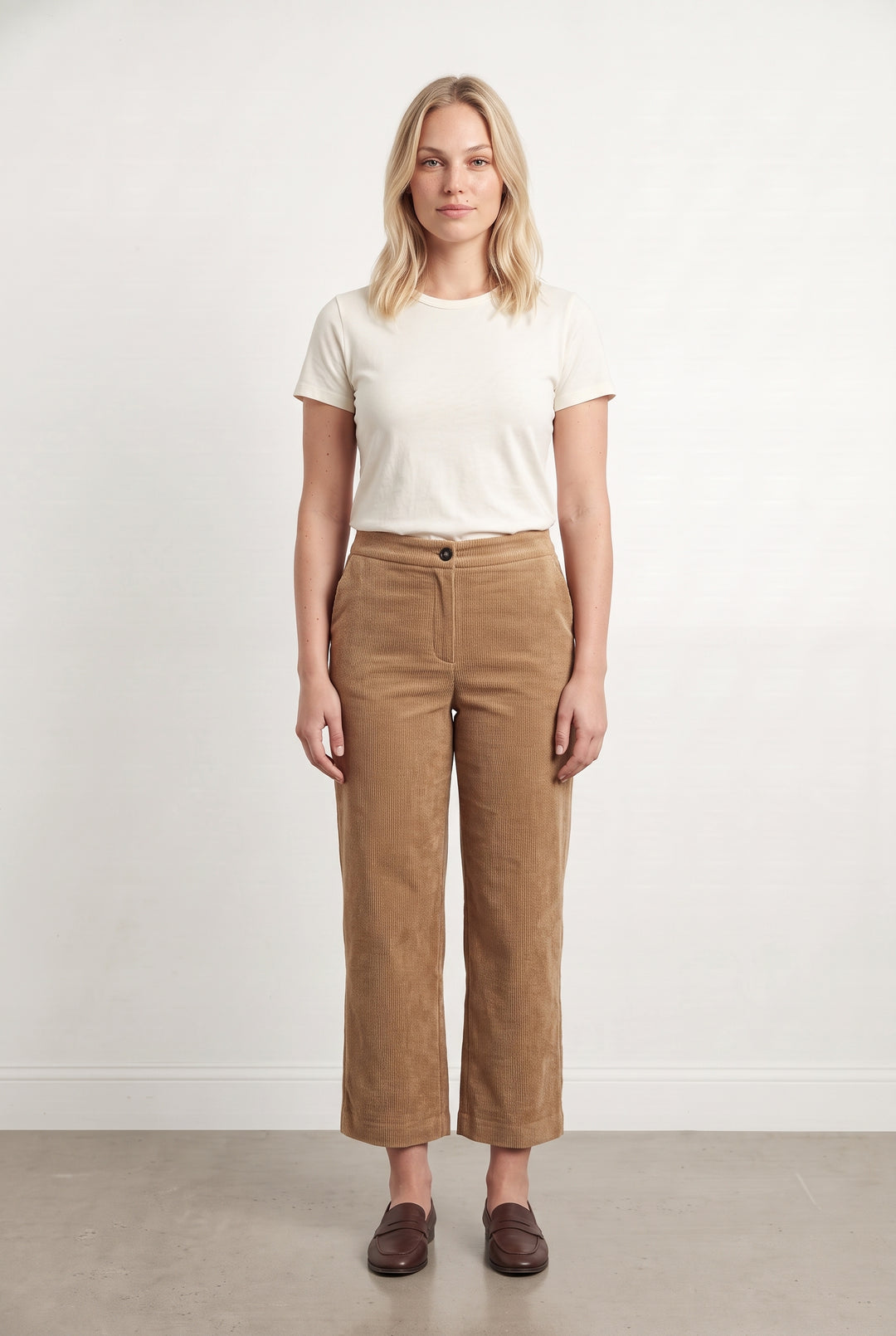 Pantalon En Velours Côtelé Marron - Taille L/40 de la marque Weill | PARAD124583 - Vendu par Paradigme - Image 1