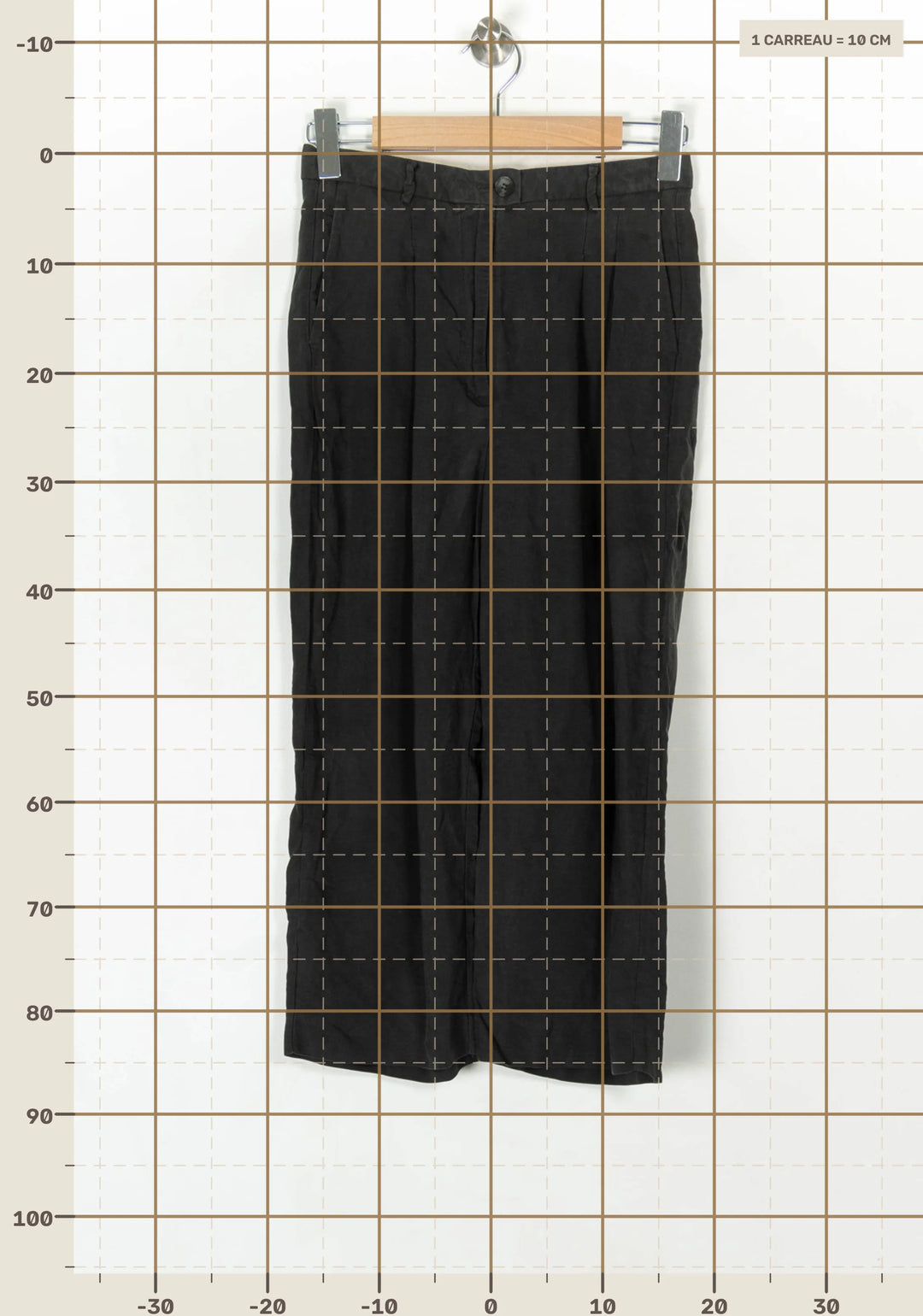 Pantalon Noir - Taille XS/34 de la marque American Vintage | PARAD124584 - Vendu par Paradigme - Image 4
