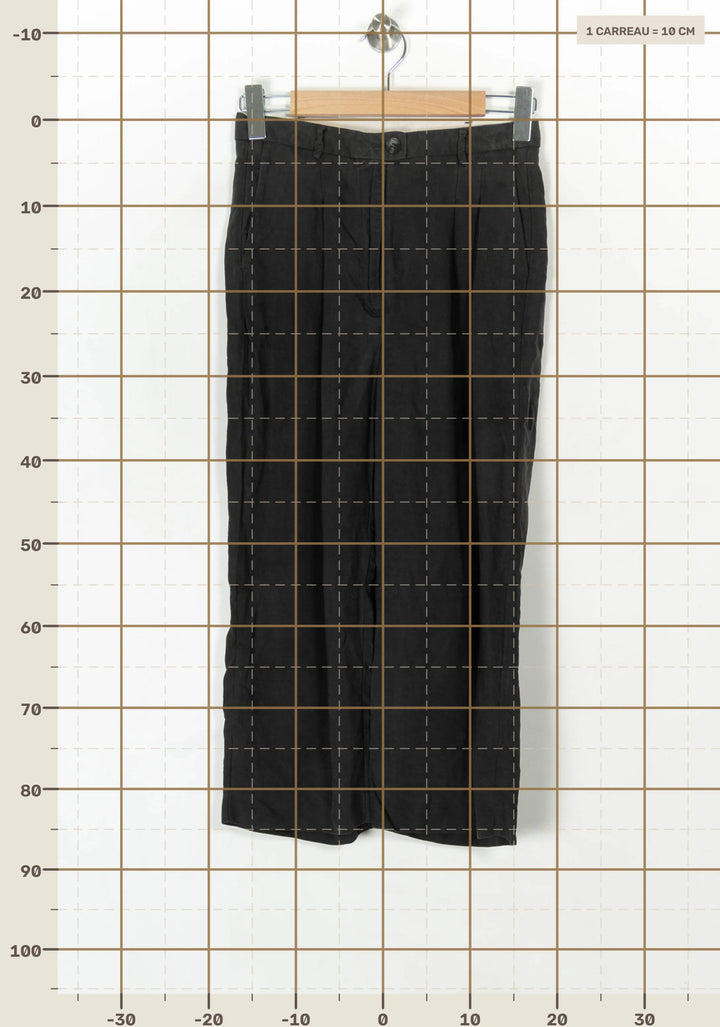 Pantalon Noir - Taille XS/34 de la marque American Vintage | PARAD124584 - Vendu par Paradigme - Image 4