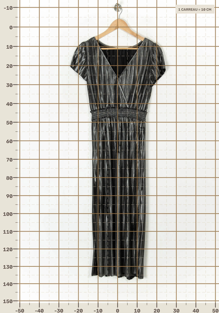 Robe Longue Grise - Taille S/36 de la marque IKKS | PARAD124587 - Vendu par Paradigme - Image 4