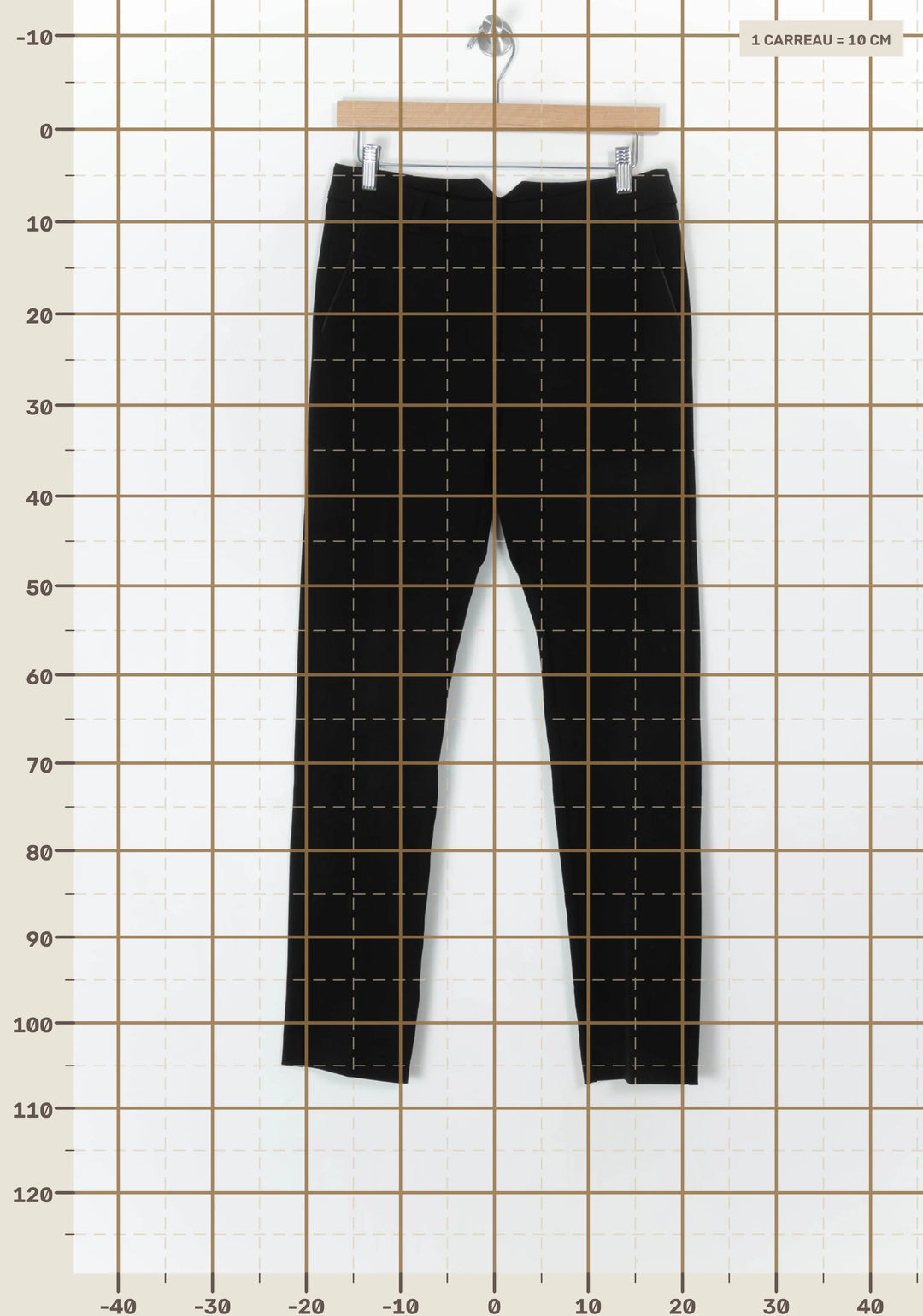 Pantalon Noir - Taille S/36 de la marque IKKS | PARAD124589 - Vendu par Paradigme - Image 4