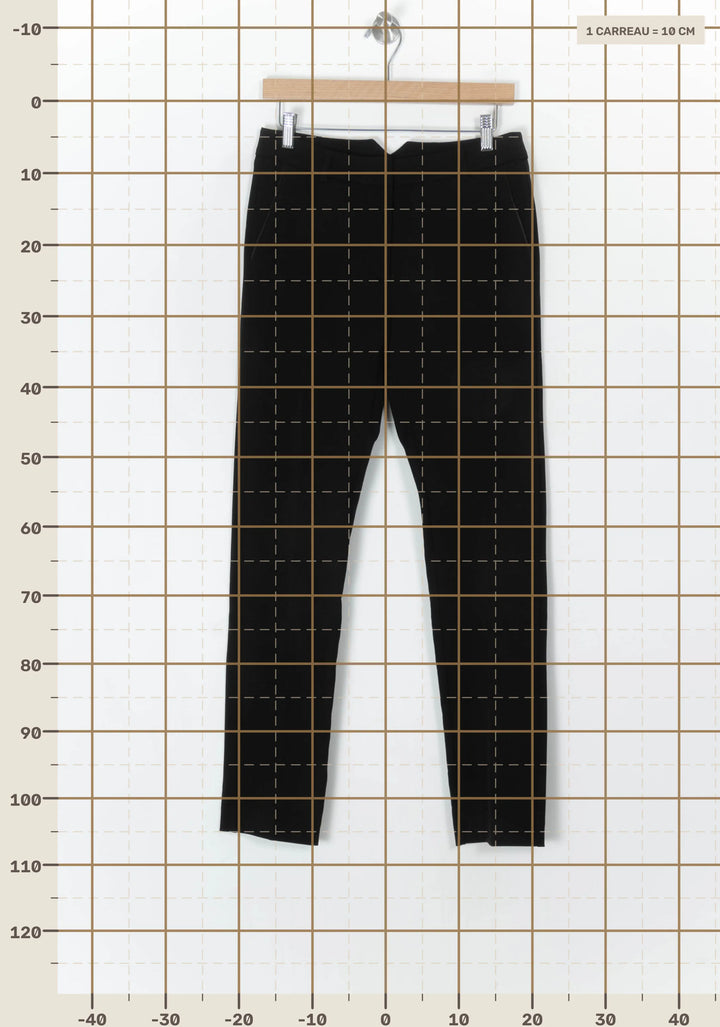 Pantalon Noir - Taille S/36 de la marque IKKS | PARAD124589 - Vendu par Paradigme - Image 4