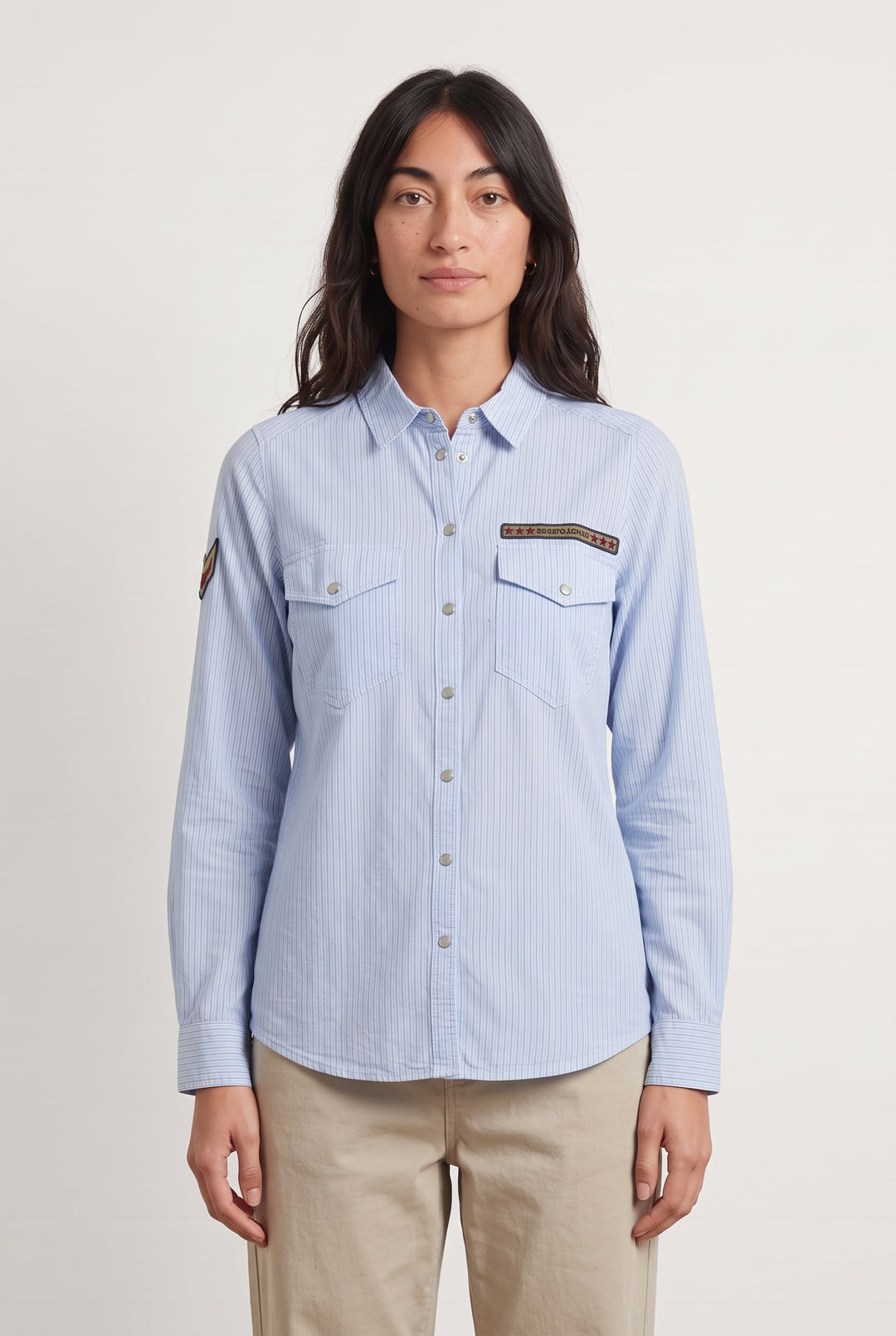 Chemise Bleue - Taille S/36 de la marque IKKS | PARAD124592 - Vendu par Paradigme - Image 1