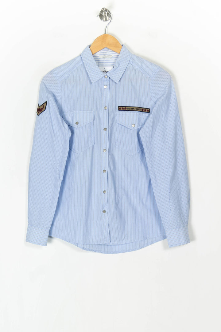 Chemise Bleue - Taille S/36 de la marque IKKS | PARAD124592 - Vendu par Paradigme - Image 2