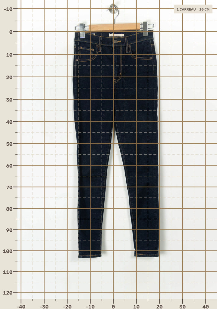 Jean Skinny Bleu Foncé - Taille M/38 de la marque Levi&