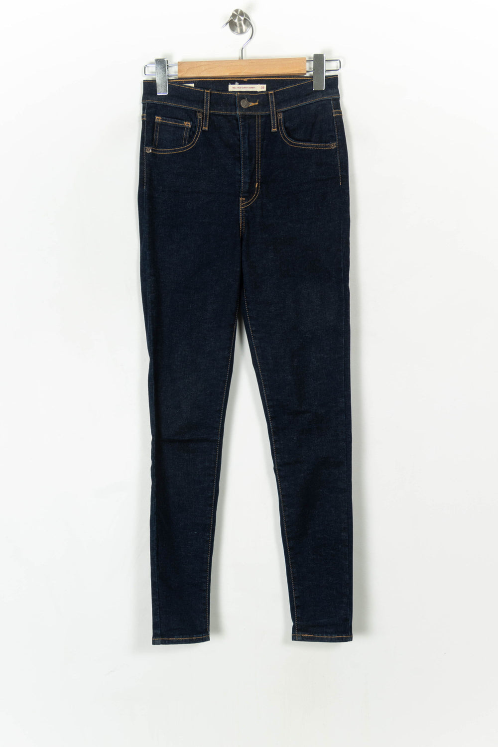 Jean Skinny Bleu Foncé - Taille M/38 de la marque Levi's | PARAD124595 - Vendu par Paradigme - Image 2