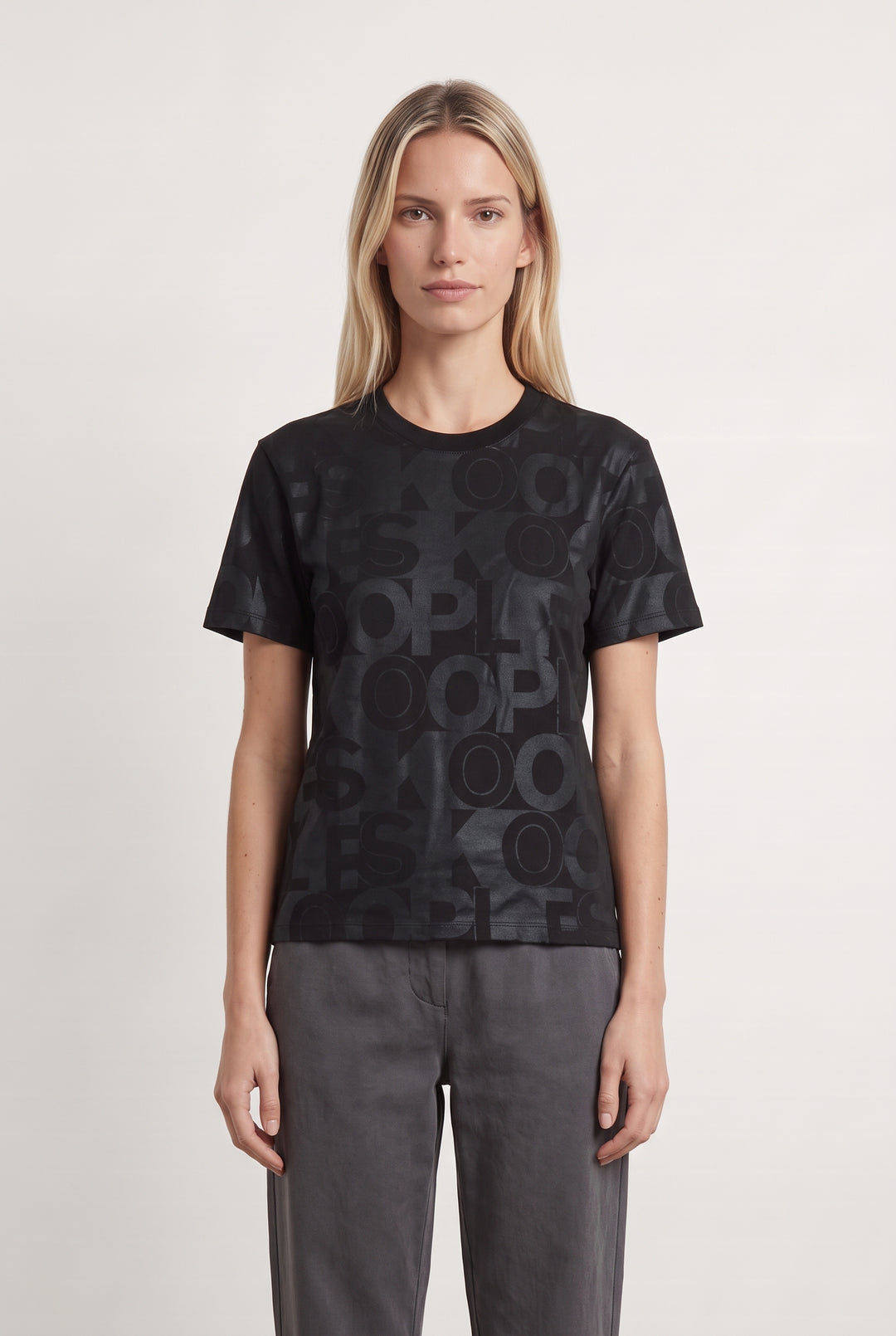 Tee-Shirt Noir et Gris - Taille M/38 de la marque The Kooples | PARAD124596 - Vendu par Paradigme - Image 1