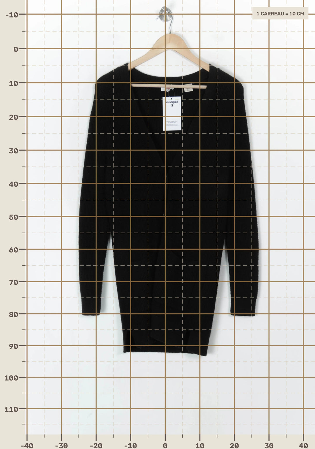Cardigan Noir - Taille XS/34 de la marque Levi&