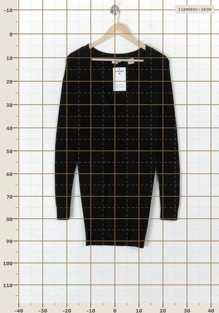 Cardigan Noir - Taille XS/34 de la marque Levi&