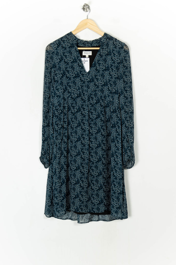 Robe Courte Bleue - Taille M/38 de la marque Maison 123 | PARAD124602 - Vendu par Paradigme - Image 2