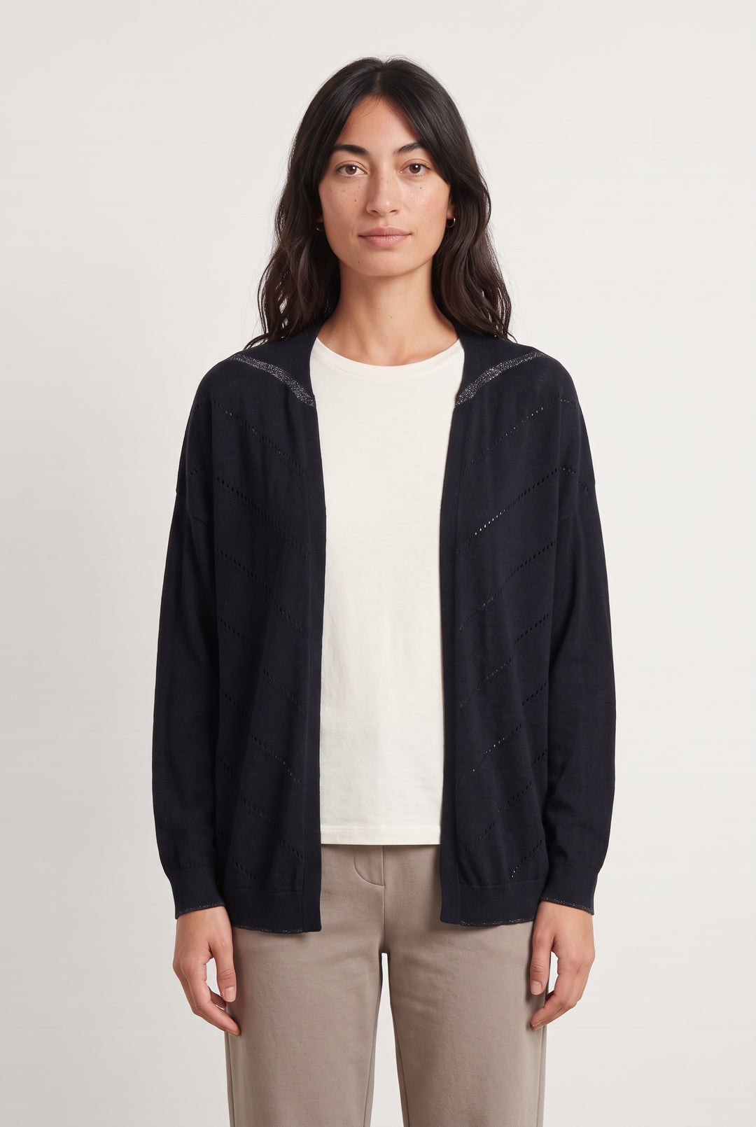 Cardigan Noir - Taille S/36 de la marque One Step | PARAD124603 - Vendu par Paradigme - Image 1