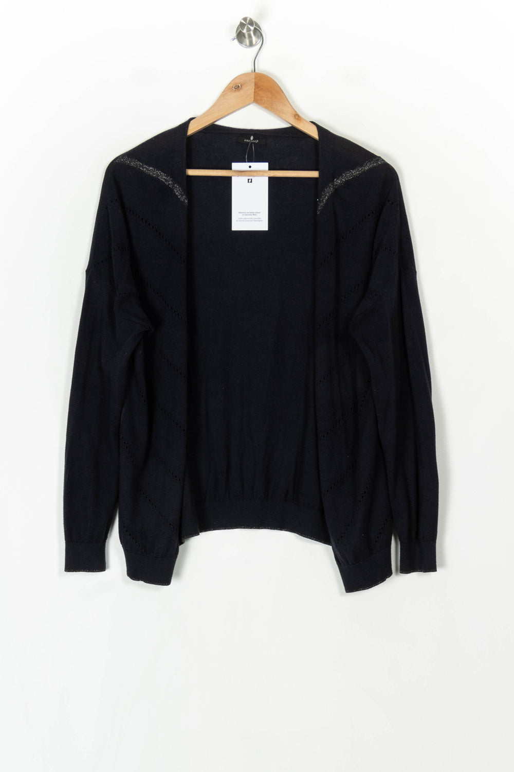 Cardigan Noir - Taille S/36 de la marque One Step | PARAD124603 - Vendu par Paradigme - Image 2