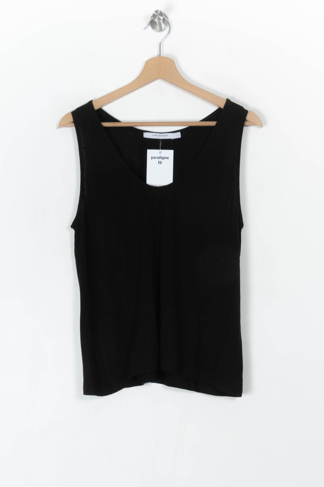 Débardeur Noir - Taille L/40 de la marque La Fée Maraboutée | PARAD124606 - Vendu par Paradigme - Image 2