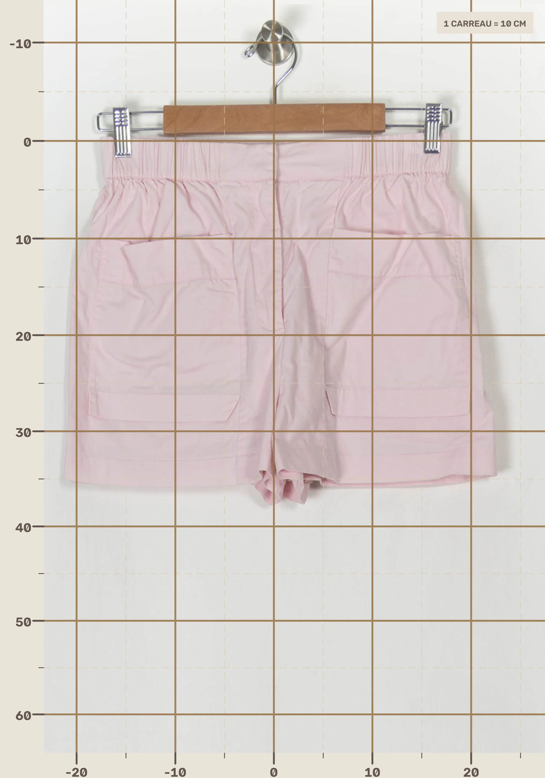 Short Rose pâle - Taille S/36 de la marque Maje | PARAD124612 - Vendu par Paradigme - Image 4