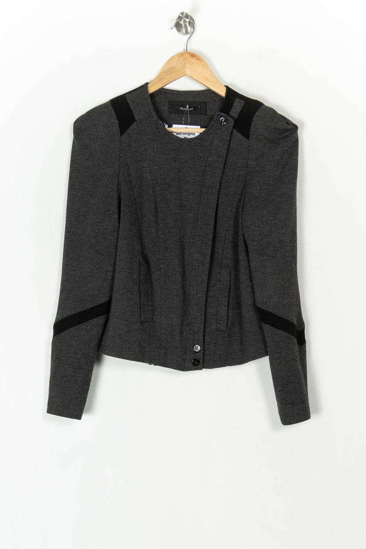 Veste Grise - Taille M/38 de la marque Kookai | PARAD124616 - Vendu par Paradigme - Image 2