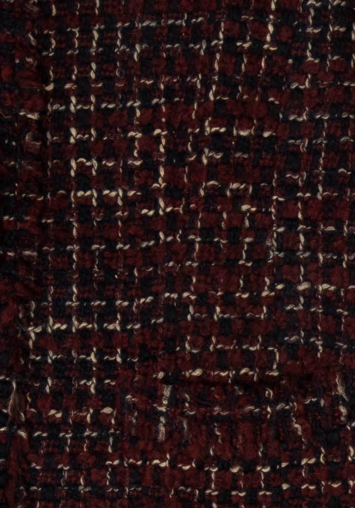 Veste Bordeaux et Noire - Taille XL/42 de la marque Gerard Darel | PARAD124620 - Vendu par Paradigme - Image 3