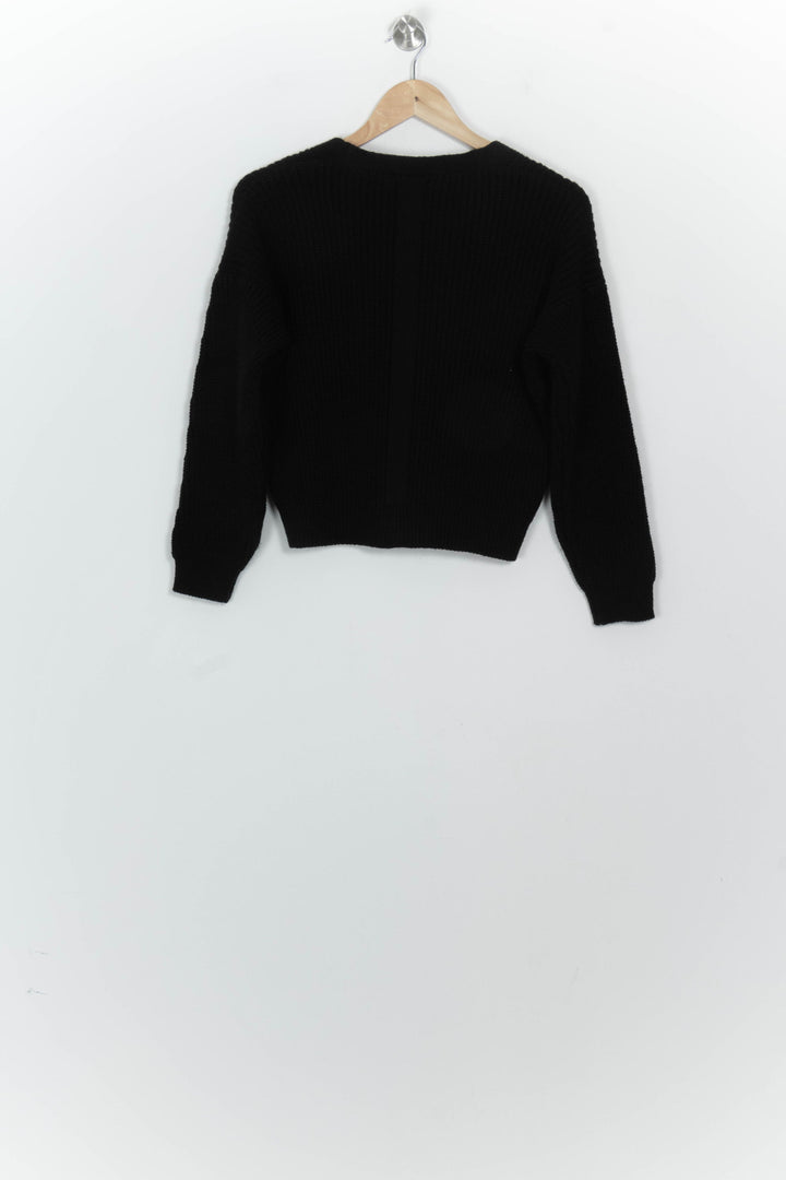 Cardigan En Maille Noir - Taille S/36 de la marque La Fée Maraboutée | PARAD124625 - Vendu par Paradigme - Image 5