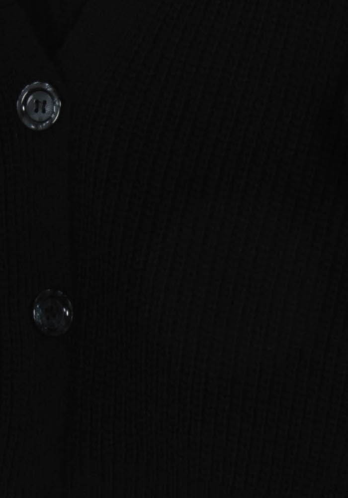 Cardigan En Maille Noir - Taille S/36 de la marque La Fée Maraboutée | PARAD124625 - Vendu par Paradigme - Image 3