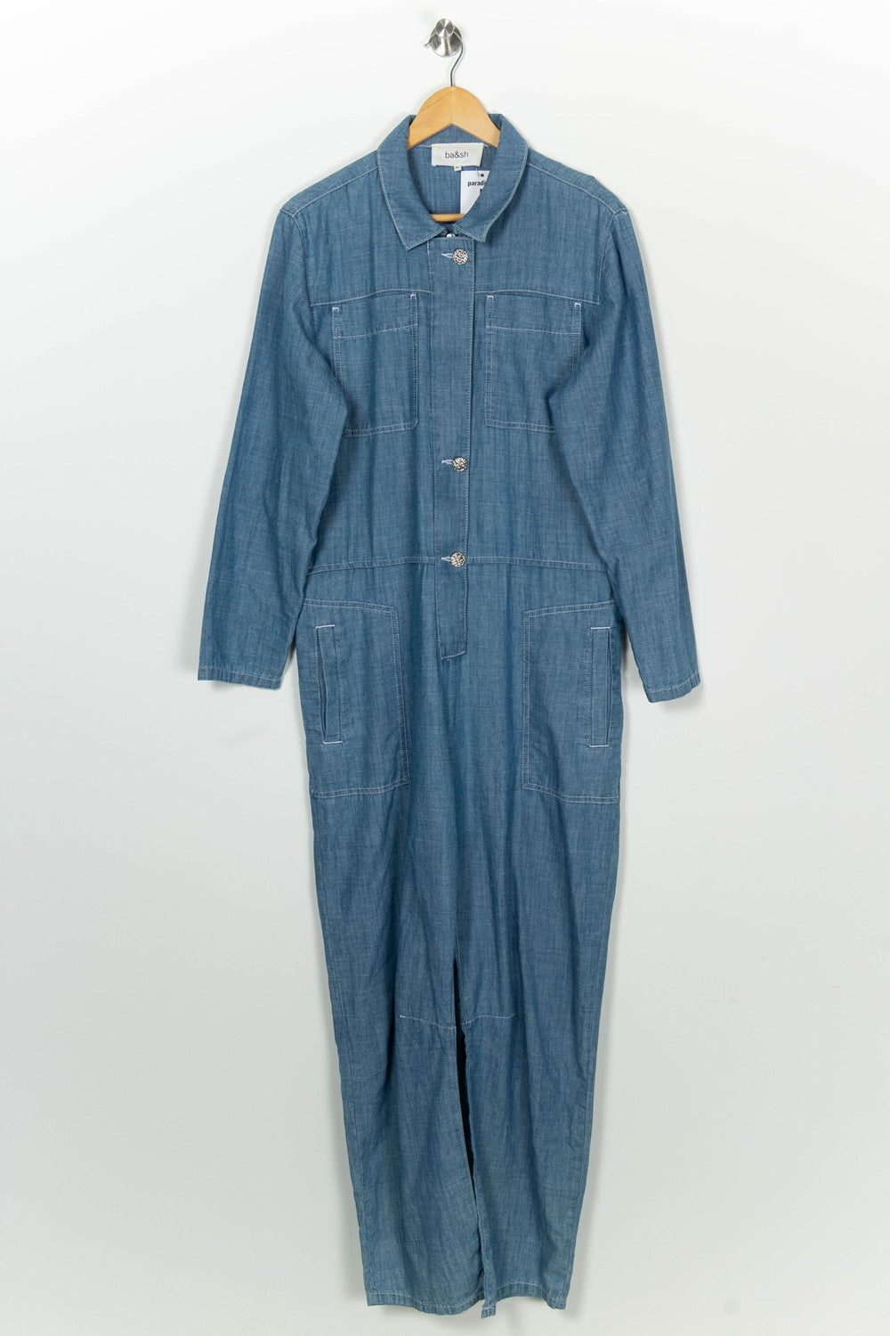 Combinaison En Jean Bleue - Taille XL/42 de la marque ba&sh | PARAD124628 - Vendu par Paradigme - Image 2