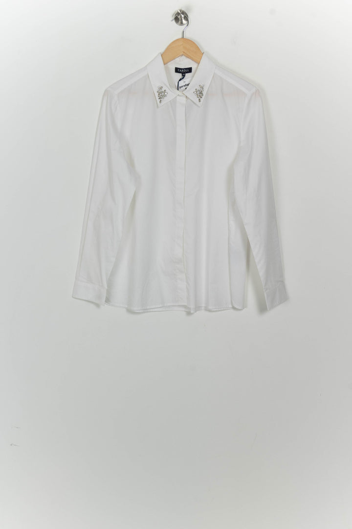 Chemise Blanche - Taille XXL/44 de la marque Caroll | PARAD124629 - Vendu par Paradigme - Image 2