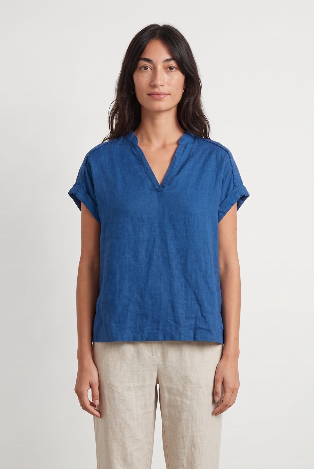 Blouse Bleue - Taille S/36 de la marque La Fée Maraboutée | PARAD124630 - Vendu par Paradigme - Image 1