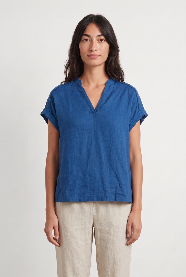 Blouse Bleue - Taille S/36 de la marque La Fée Maraboutée | PARAD124630 - Vendu par Paradigme - Image 1
