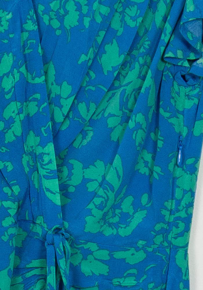Robe Midi Bleue et Verte - Taille S/36 de la marque Suncoo | PARAD124638 - Vendu par Paradigme - Image 3