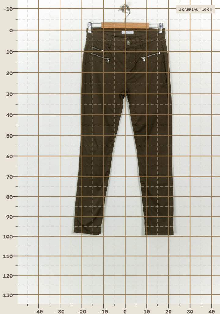Pantalon Kaki - Taille S/36 de la marque ZAPA | PARAD124640 - Vendu par Paradigme - Image 4