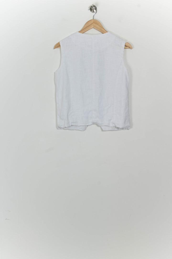 Gilet Blanc - Taille S/36 de la marque Sézane | PARAD124641 - Vendu par Paradigme - Image 5