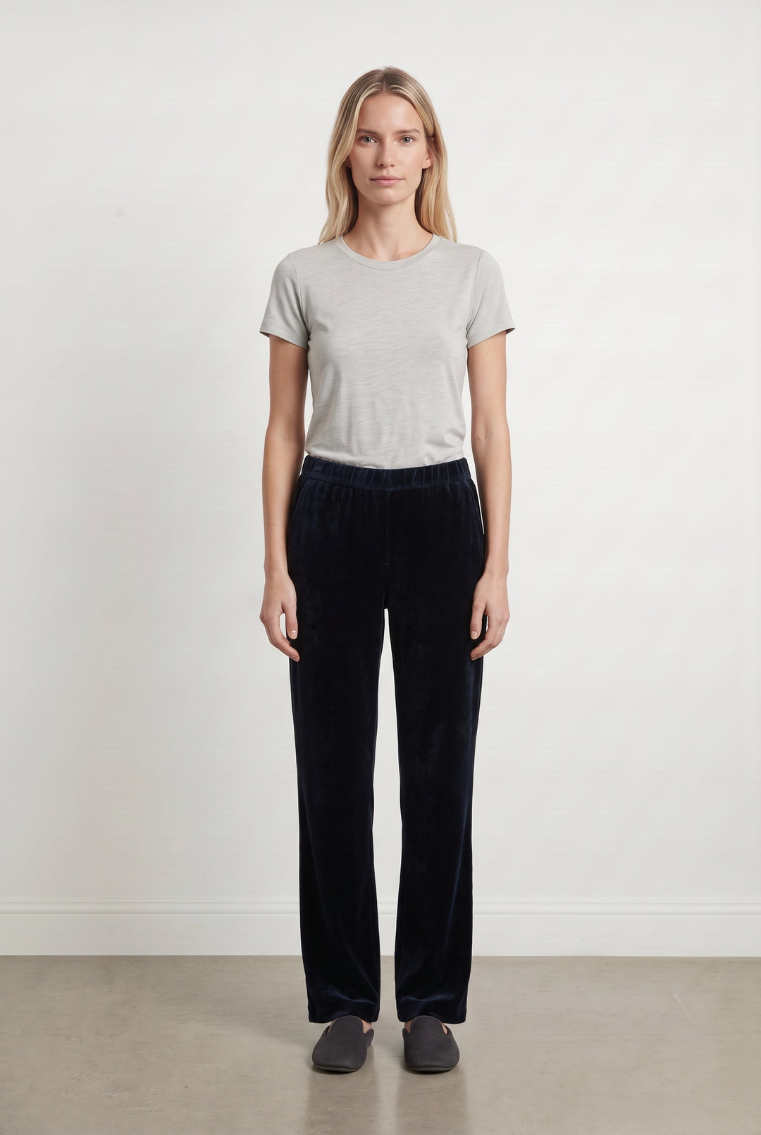 Pantalon Évasé Bleu - Taille M/38 de la marque Majestic Filatures | PARAD124643 - Vendu par Paradigme - Image 1