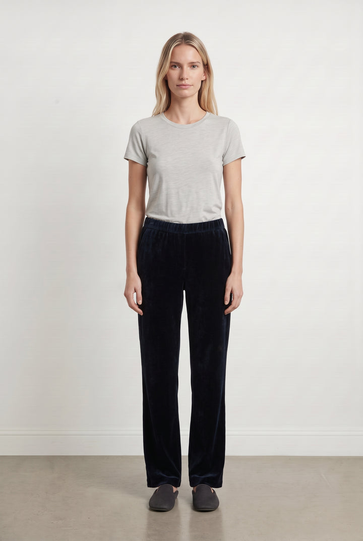 Pantalon Évasé Bleu - Taille M/38 de la marque Majestic Filatures | PARAD124643 - Vendu par Paradigme - Image 1