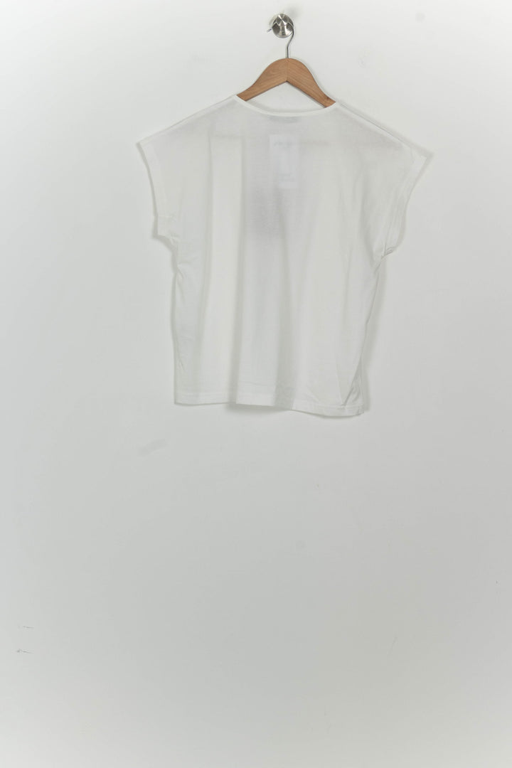 Top Blanc - Taille M/38 de la marque La Fée Maraboutée | PARAD124651 - Vendu par Paradigme - Image 5