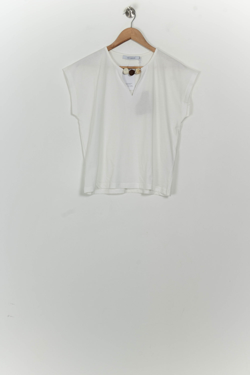 Top Blanc - Taille M/38 de la marque La Fée Maraboutée | PARAD124651 - Vendu par Paradigme - Image 2