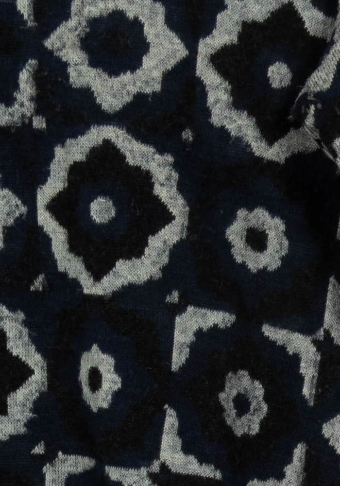 Pull Bleu Marine et Gris - Taille M/38 de la marque La Fée Maraboutée | PARAD124653 - Vendu par Paradigme - Image 3