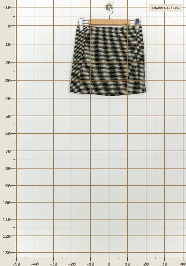 Jupe Courte Noire et Blanche - Taille S/36 de la marque Sézane | PARAD124654 - Vendu par Paradigme - Image 4