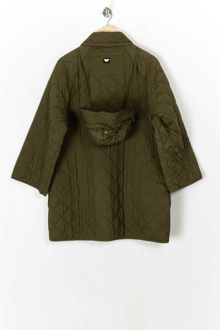 Manteau Matelassé Kaki - Taille L/40 de la marque Weekend Max Mara | PARAD124656 - Vendu par Paradigme - Image 5