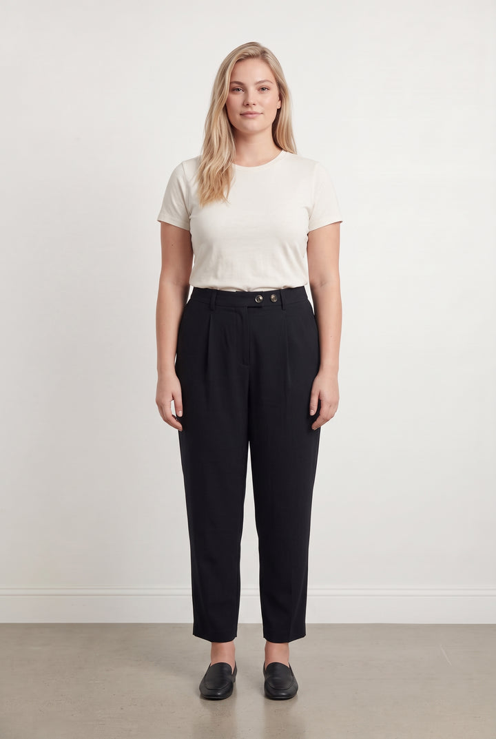 Pantalon Noir - Taille XL/42 de la marque Caroll | PARAD124659 - Vendu par Paradigme - Image 1