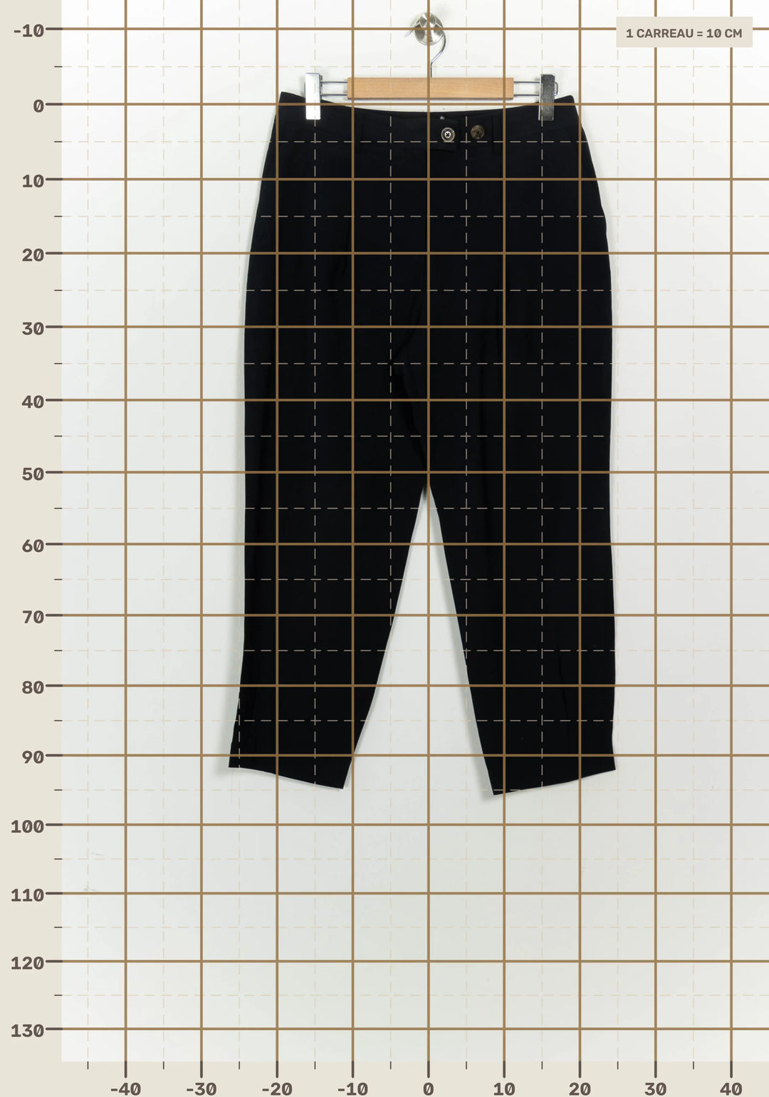 Pantalon Noir - Taille XL/42 de la marque Caroll | PARAD124659 - Vendu par Paradigme - Image 4