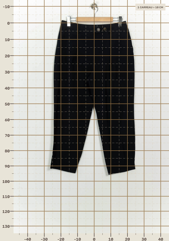 Pantalon Noir - Taille XL/42 de la marque Caroll | PARAD124659 - Vendu par Paradigme - Image 4