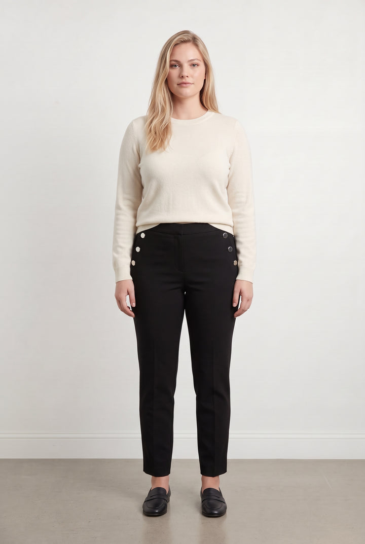 Pantalon Noir - Taille XL/42 de la marque Caroll | PARAD124662 - Vendu par Paradigme - Image 1