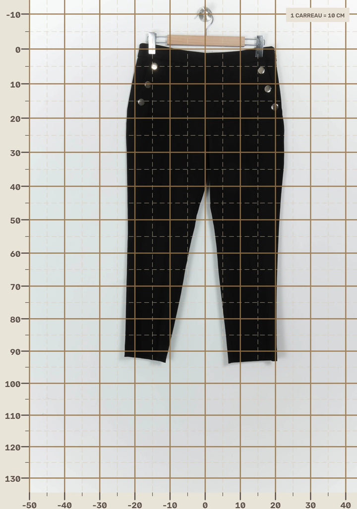 Pantalon Noir - Taille XL/42 de la marque Caroll | PARAD124662 - Vendu par Paradigme - Image 4