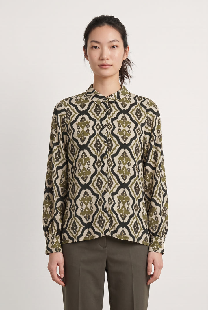 Chemise Verte et Noire - Taille S/36 de la marque La Petite Etoile | PARAD124663 - Vendu par Paradigme - Image 1