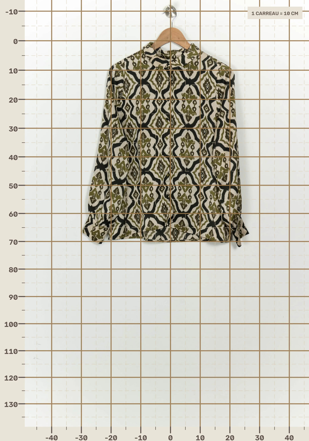 Chemise Verte et Noire - Taille S/36 de la marque La Petite Etoile | PARAD124663 - Vendu par Paradigme - Image 4