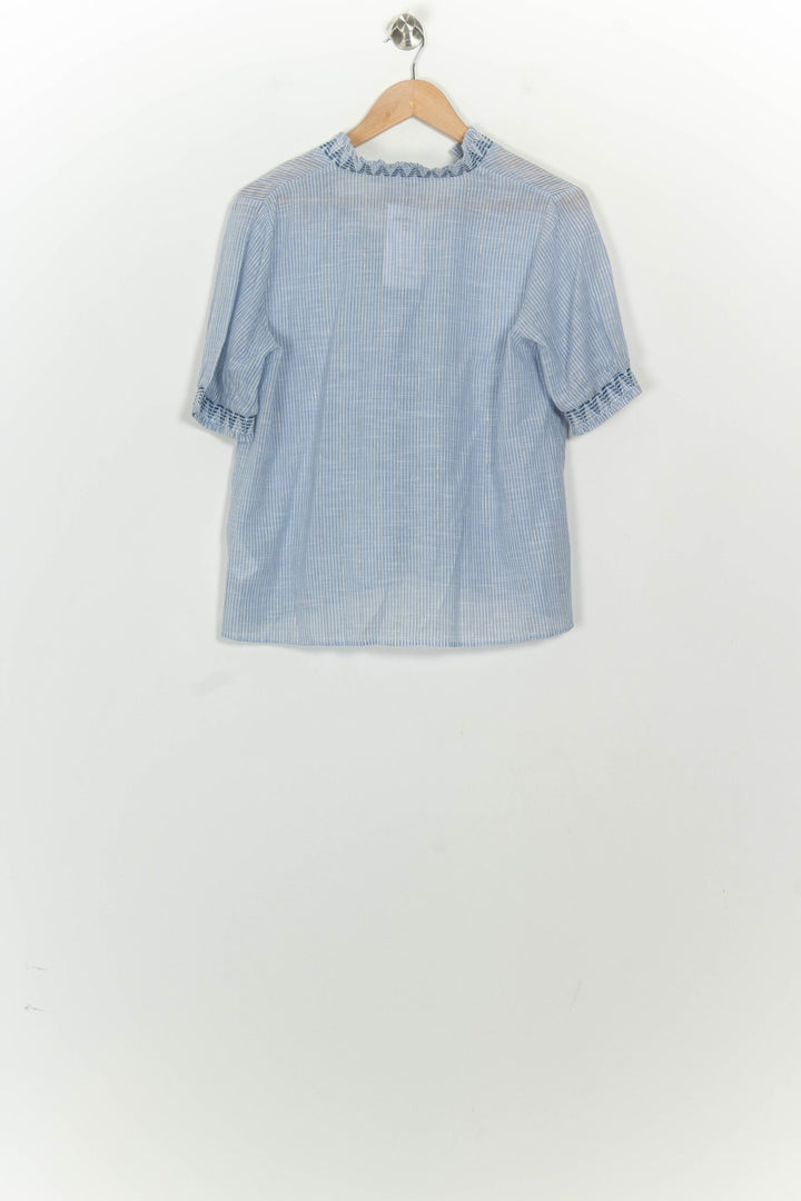 Blouse Bleue - Taille S/36 de la marque La Fée Maraboutée | PARAD124665 - Vendu par Paradigme - Image 5